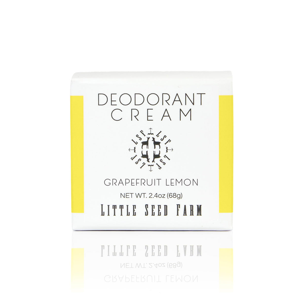 Little Seed Farm Grapefruit Lemon Deodorant Cream front view