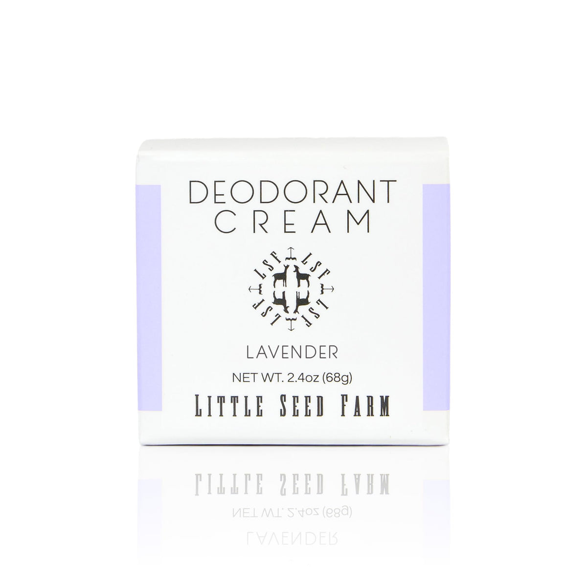 Little Seed Farm Lavender Deodorant Cream jar front view