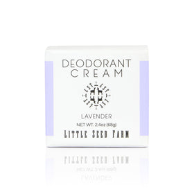 Little Seed Farm Lavender Deodorant Cream jar front view