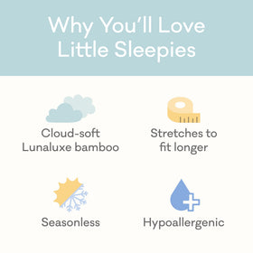 Little Sleepies Kids Pajama Set Blue Cookies & Milk close-up of fabric
