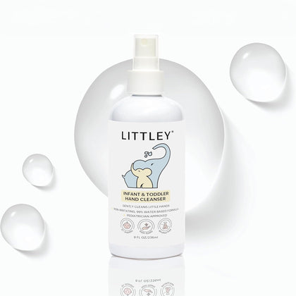 LITTLEY Infant & Toddler Hand Cleanser HOCl Spray 8 oz front view