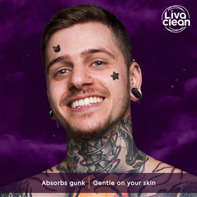 LivaClean Black Star Pimple Patches lifestyle scene