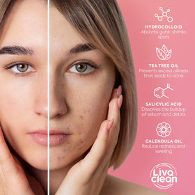 LivaClean packaging showing ingredients and features