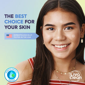 LivaClean Pimple Patches back view with ingredients