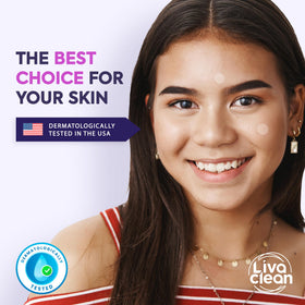 LivaClean Pimple Patches in a bathroom setting