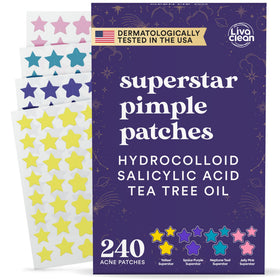 LivaClean Star Pimple Patches 240CT packaging front view