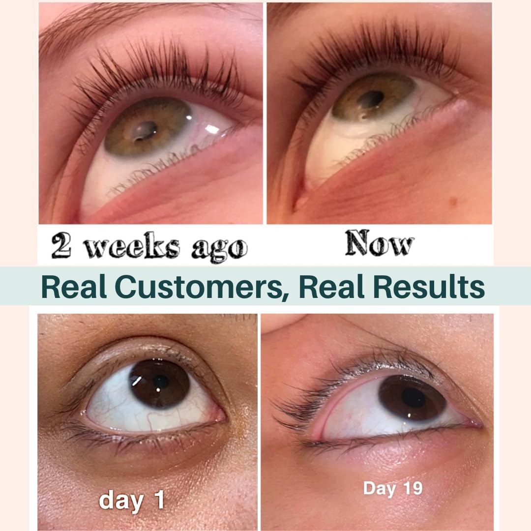 Live Fraiche Lash Serum applied to eyebrows