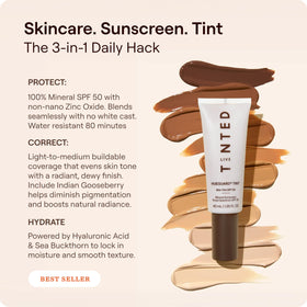 Live Tinted Hueguard Tinted Sunscreen SPF 50 back view