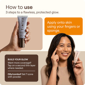 Live Tinted Hueguard Tinted Sunscreen SPF 50 shade comparison