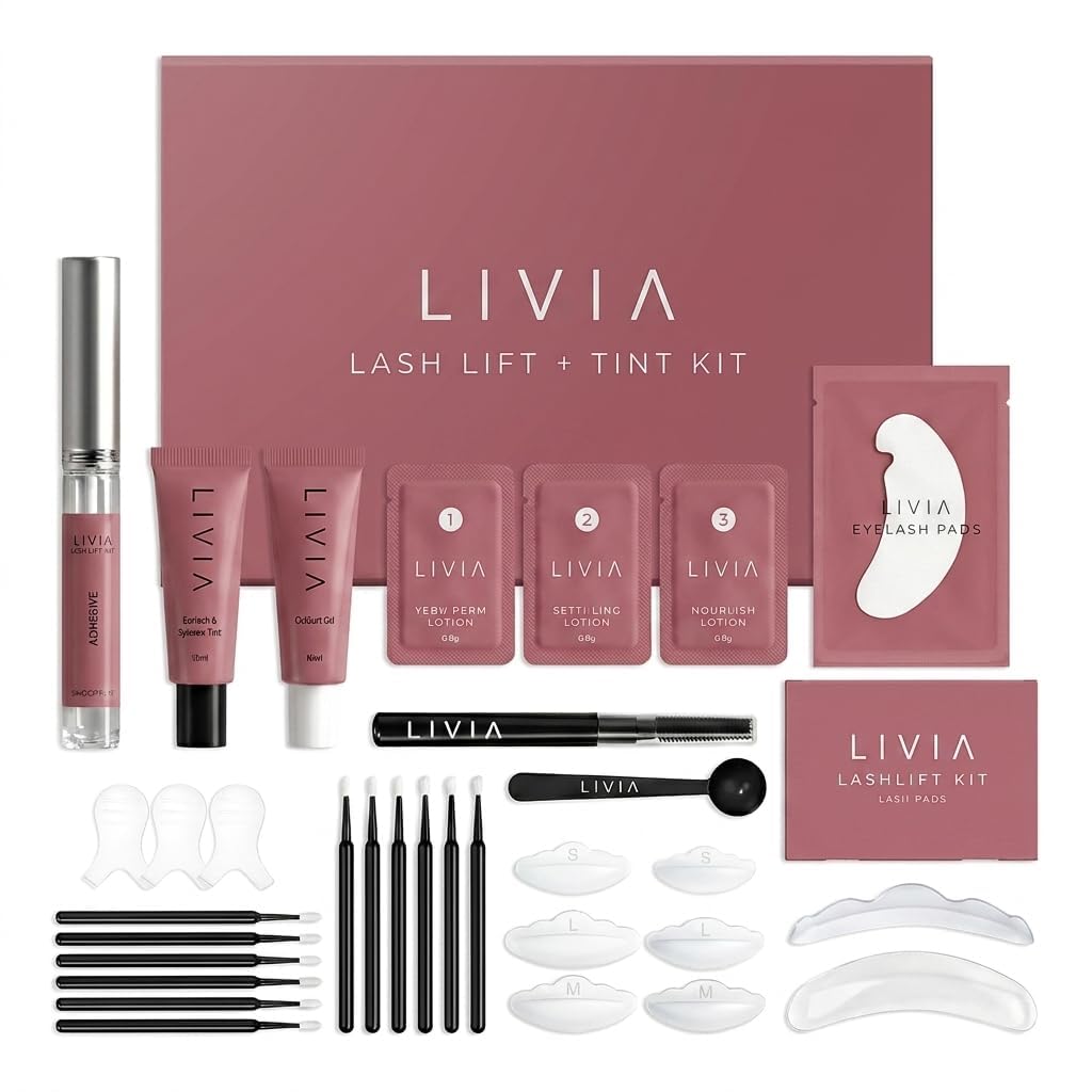 LIVIA Korean Lash Lift Kit packaging front view