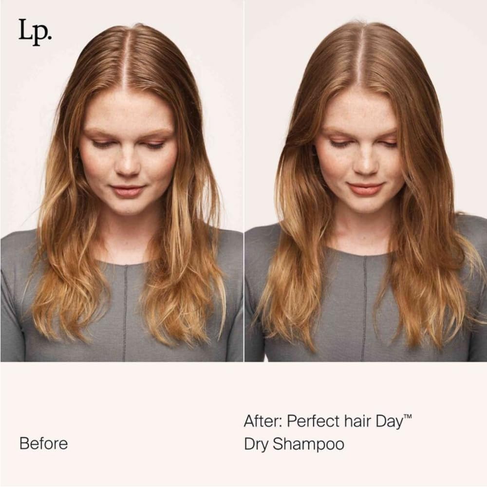 Living Proof Dry Shampoo 5.5 oz side view with spray nozzle