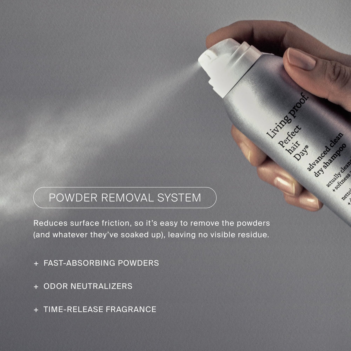 Living Proof Dry Shampoo Advanced Clean 5.5 oz packaging details
