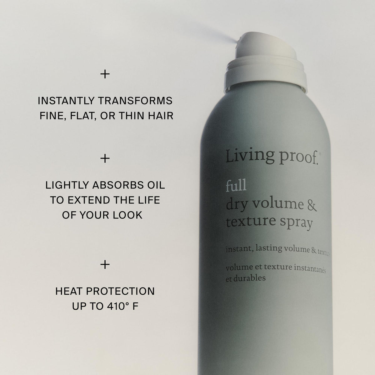 Living Proof Full Dry Volume & Texture Spray 358g side view