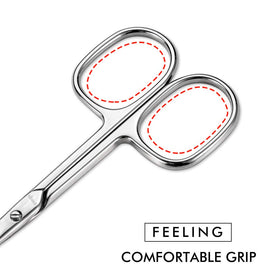LIVINGO Nail Scissors with ergonomic grip for comfortable handling