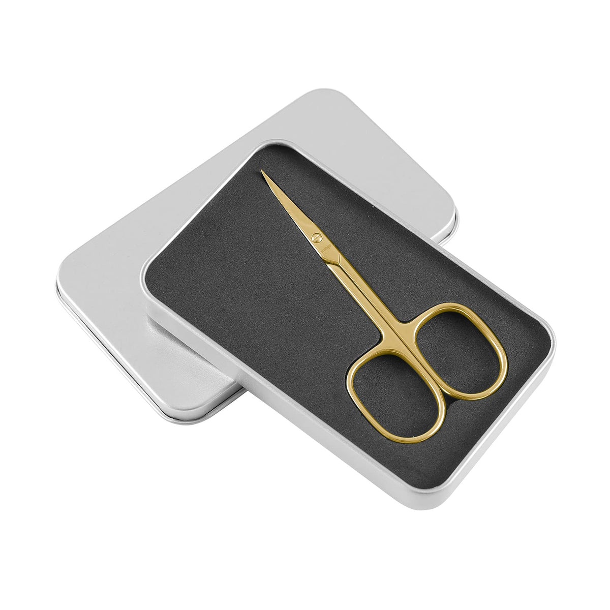 LIVINGO Nail Scissors with reflection showing mirror finish