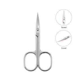 LIVINGO Premium Nail Scissors mirror finish blades close-up