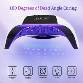 LKE 268W UV LED Nail Lamp packaging display