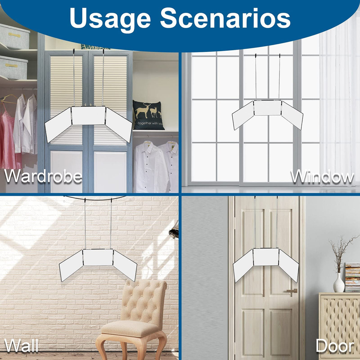 LMZNXCZ 3 Way Mirror in bathroom setting