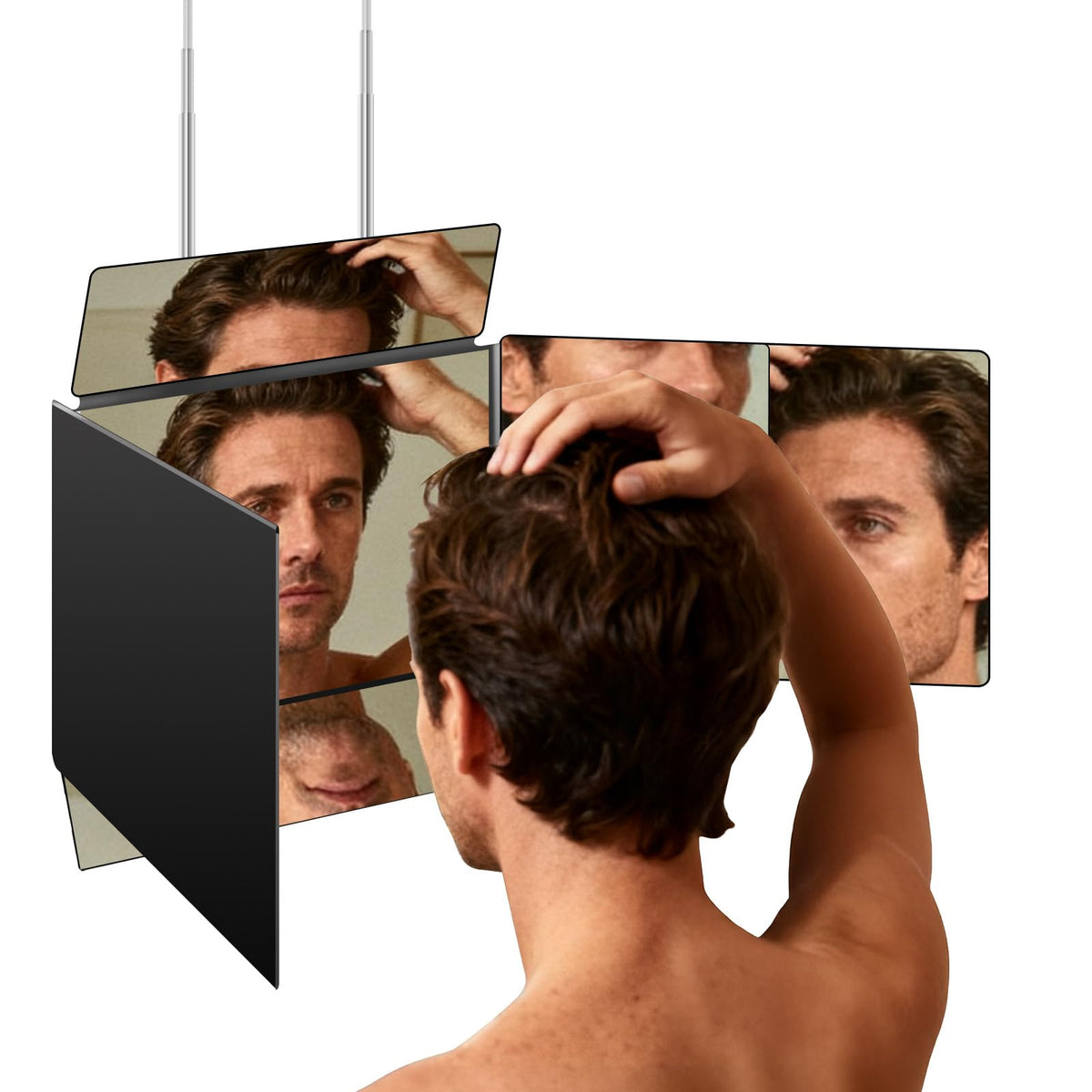 LMZNXCZ 5 Way Mirror front view showing five mirrors