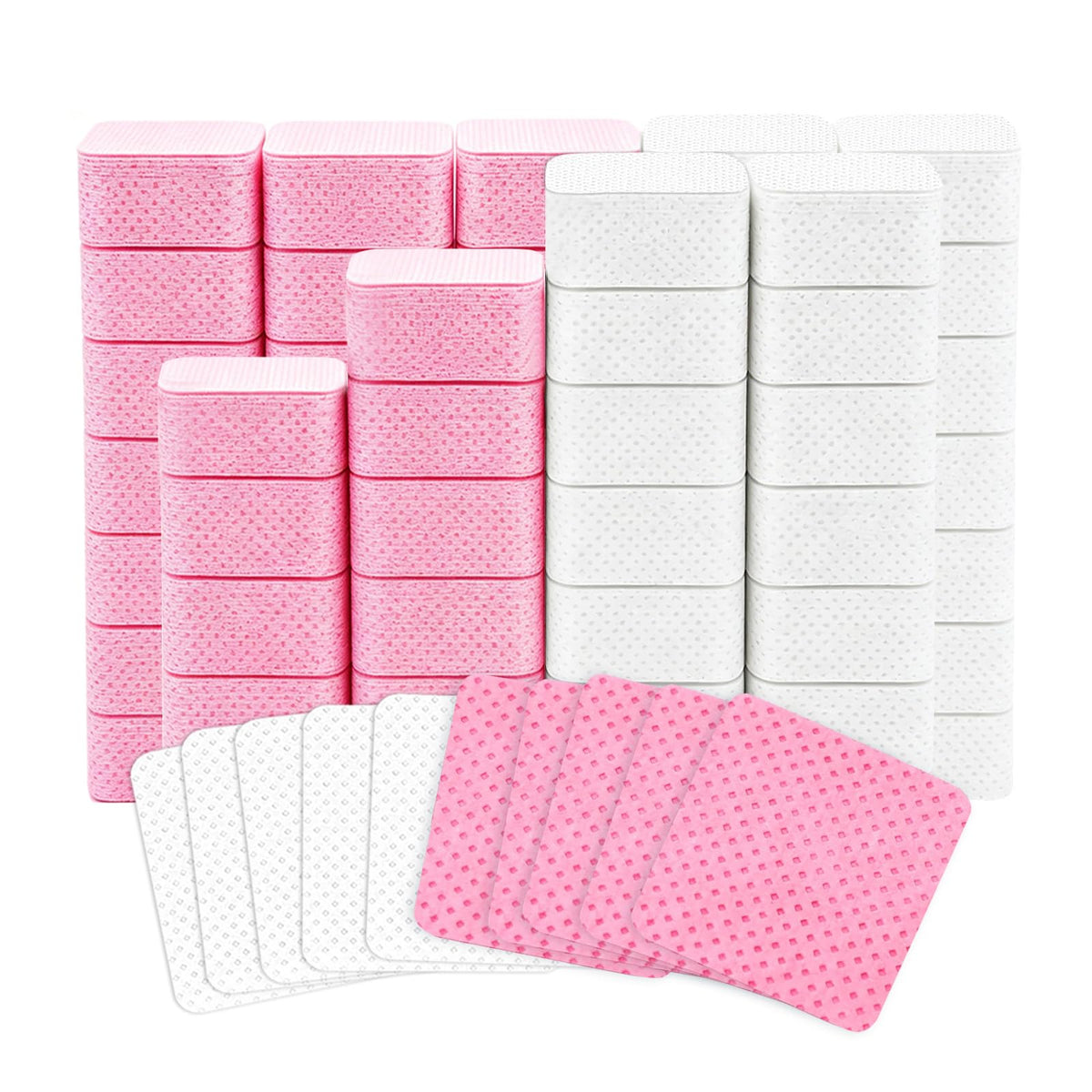 LNDIEHS 1900 Pcs lint free nail wipes package front view