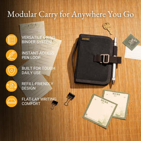 LOCHBY Field Binder A7 in a travel setting