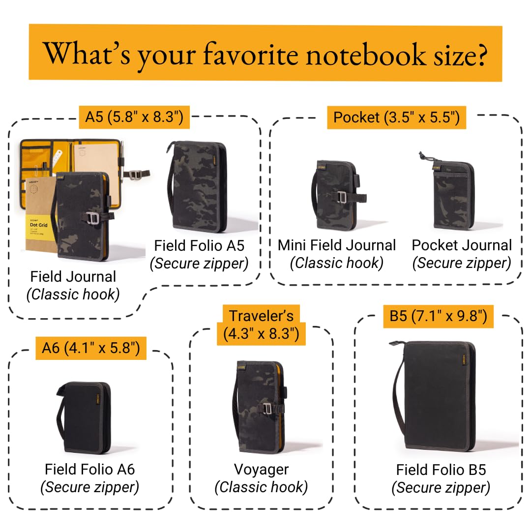 LOCHBY Field Journal back view