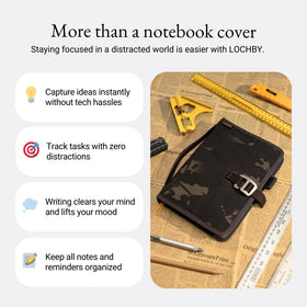 LOCHBY Field Journal with multiple notebooks inside