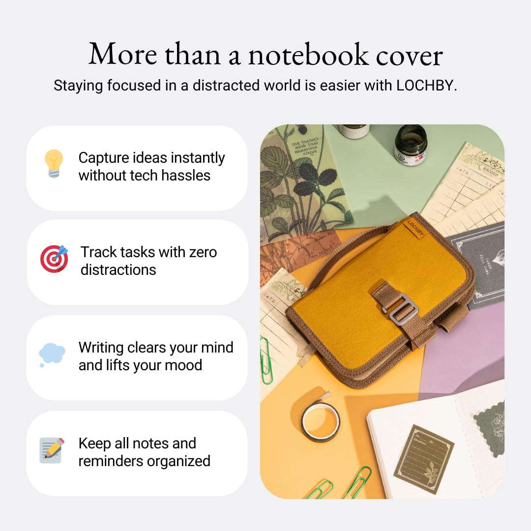 LOCHBY Mini Field Journal with sketches inside