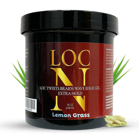 LOCN Hair Gel 549g front view with packaging