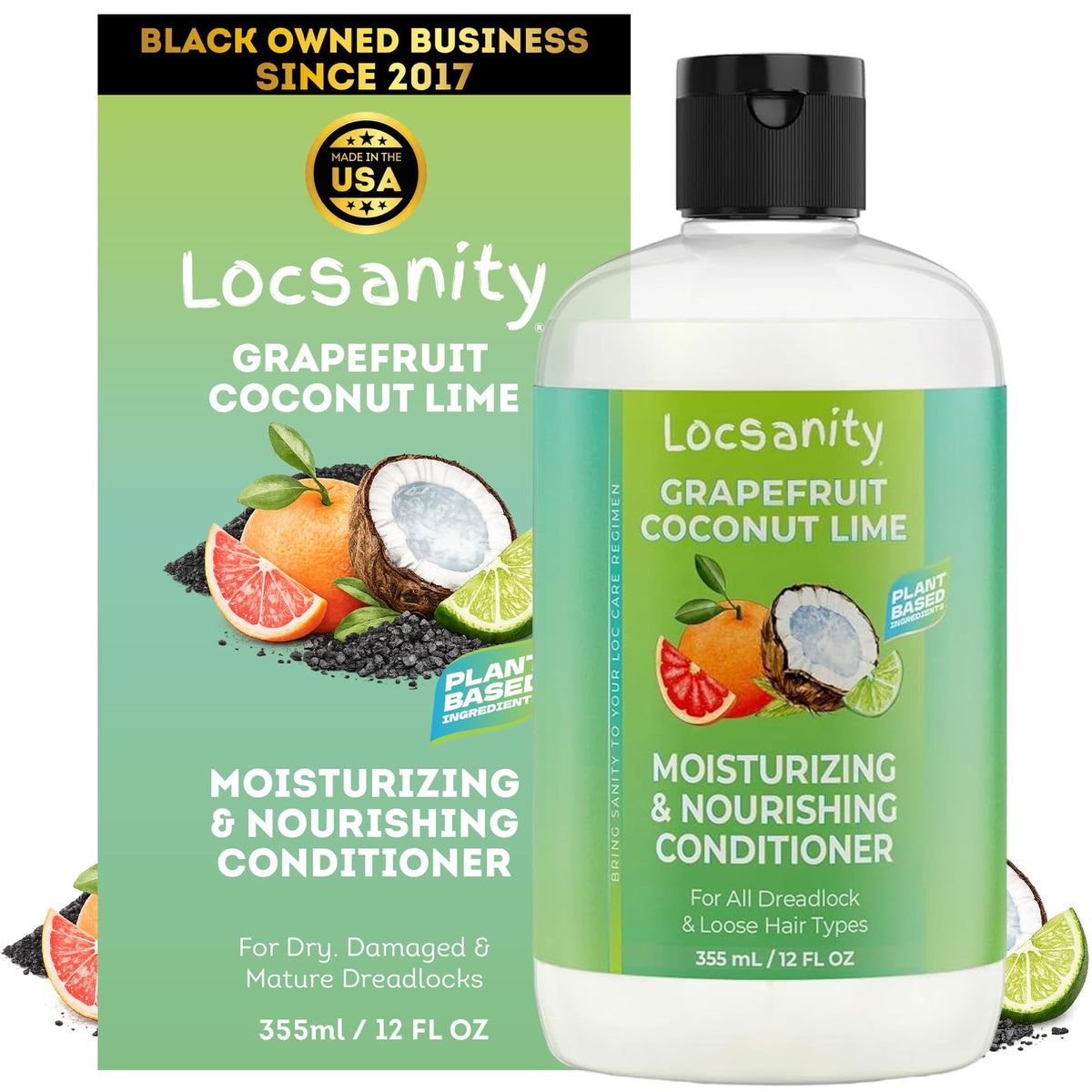 Locsanity 2-in-1 Loc Conditioner 12oz front view