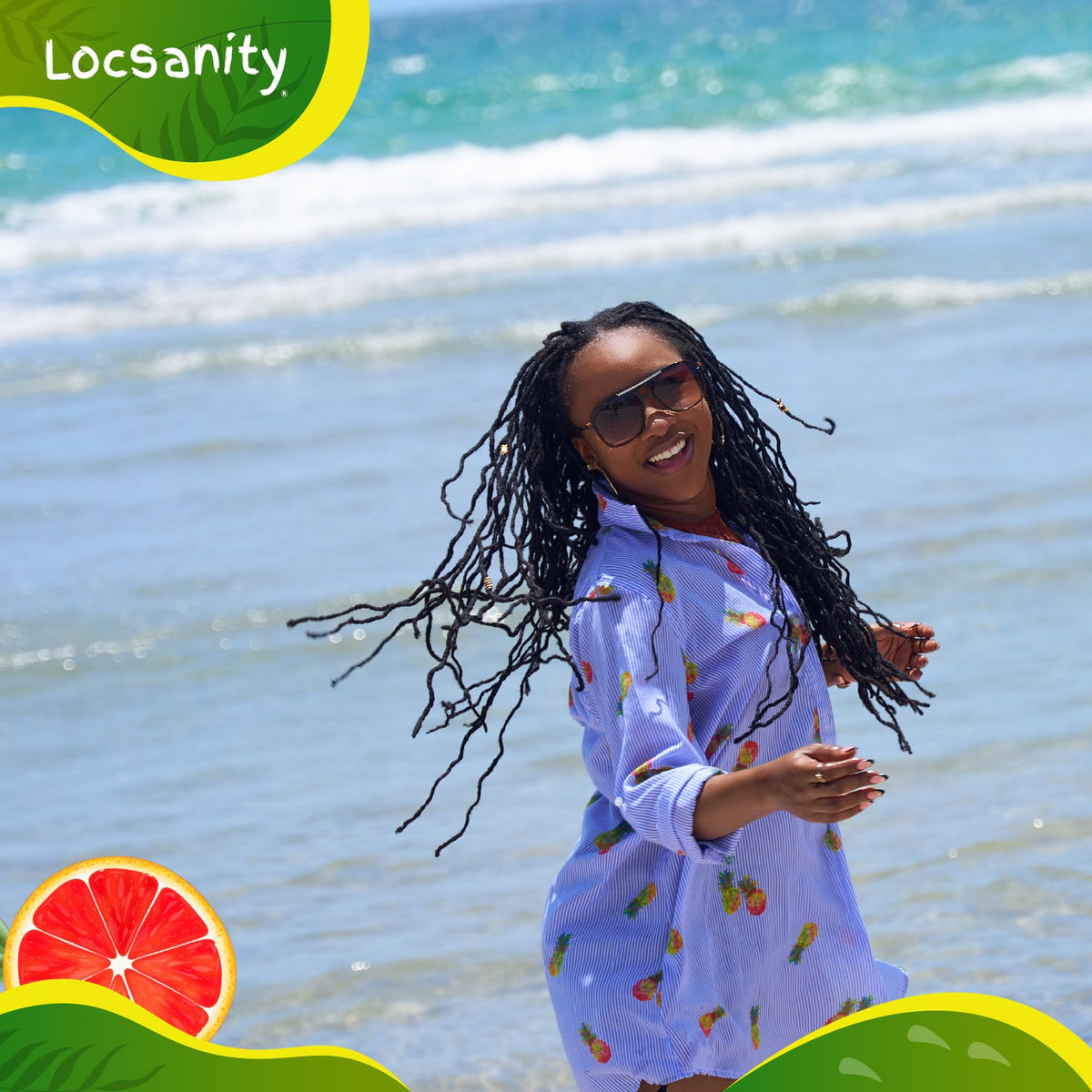 Locsanity 2-in-1 Loc Conditioner with grapefruit and coconut