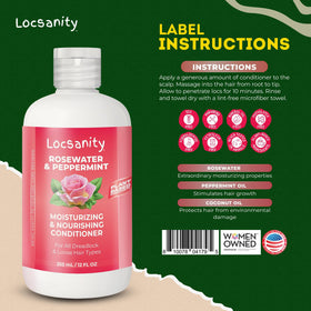 Locsanity Conditioner bottle side view