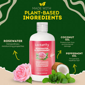 Locsanity Conditioner packaging with ingredients list