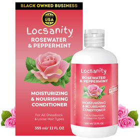 Locsanity Rosewater and Peppermint Conditioner front view