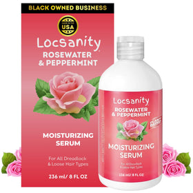 Locsanity Rosewater Peppermint Serum front view 281g
