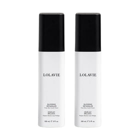 LolaVie Glossing Detangler 5 oz front view with packaging