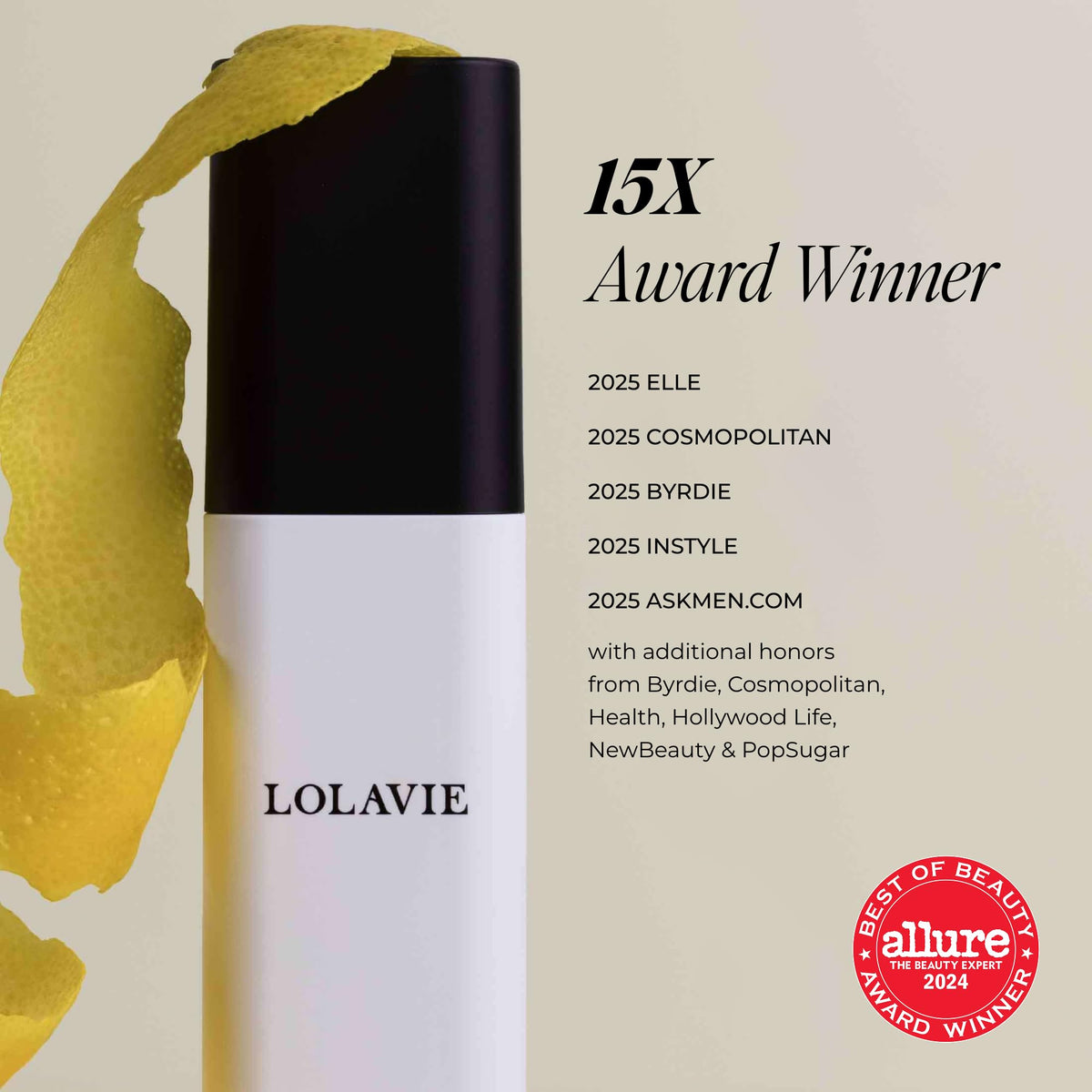LolaVie Glossing Detangler 5 oz with ingredients list