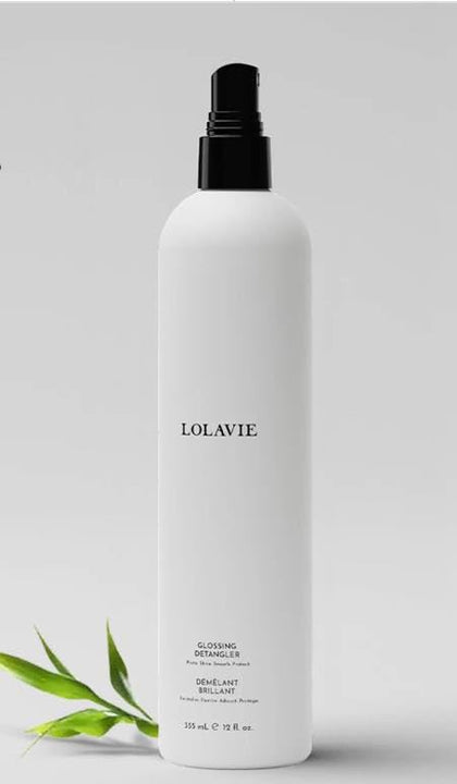 LolaVie Lemon Scented Vegan Glossing Detangler 12 fl.oz front view