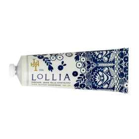 LOLLIA Dream Handcreme 4 oz front view with floral design