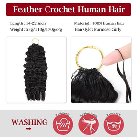 LOLLY HAIR Miracle Invisible Knots Crochet Hair 14 Inch close-up of texture