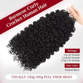 LOLly HAIR Miracle Invisible Knots Crochet Hair 14 Inch installation process
