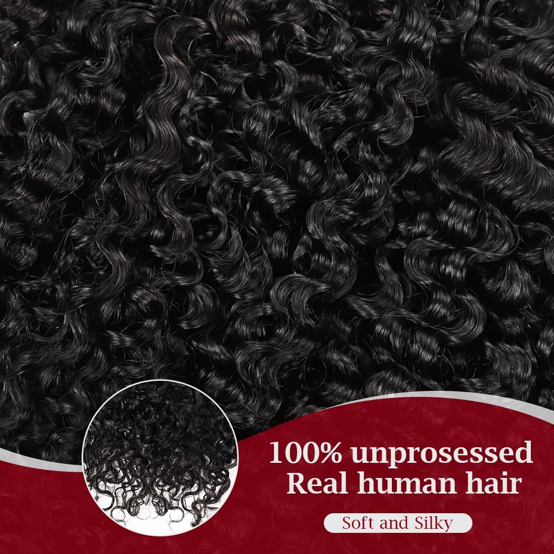LOLly HAIR Miracle Invisible Knots Crochet Hair 14 Inch natural black colour