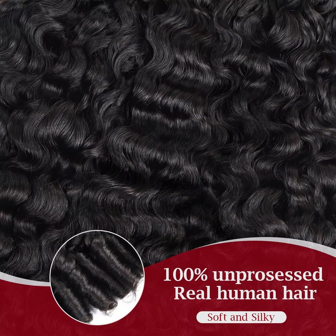 LOLLY HAIR Miracle Invisible Knots Crochet Hair 14 Inch side view