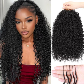 LOLly HAIR Miracle Invisible Knots Crochet Hair 16 Inch front view