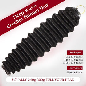 LOLly Hair Miracle Invisible Knots Crochet Hair 18 Inch lifestyle scene