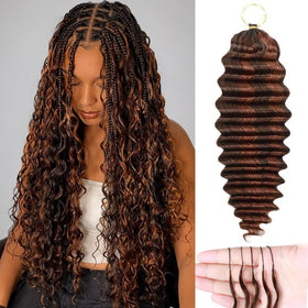 LOLLY HAIR Miracle Invisible Knots Crochet Hair front view