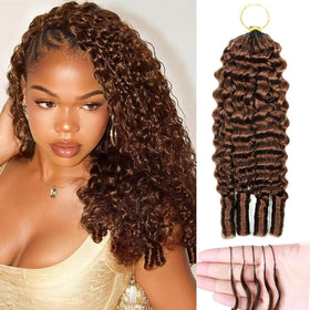 LOLLY HAIR Miracle Invisible Knots Crochet Hair front view