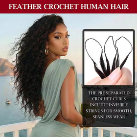 LOLLY HAIR Miracle Invisible Knots Crochet Hair in a braid
