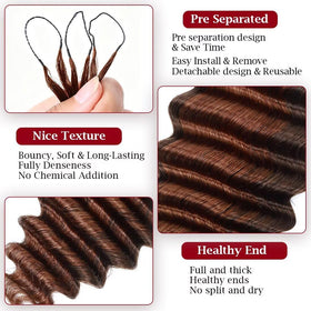 LOLLY HAIR Miracle Invisible Knots Crochet Hair packaging