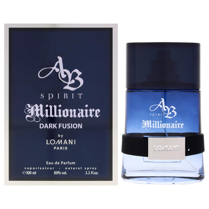 Lomani Ab Spirit Millionaire Dark Fusion Men EDP Spray 3.3 oz front view